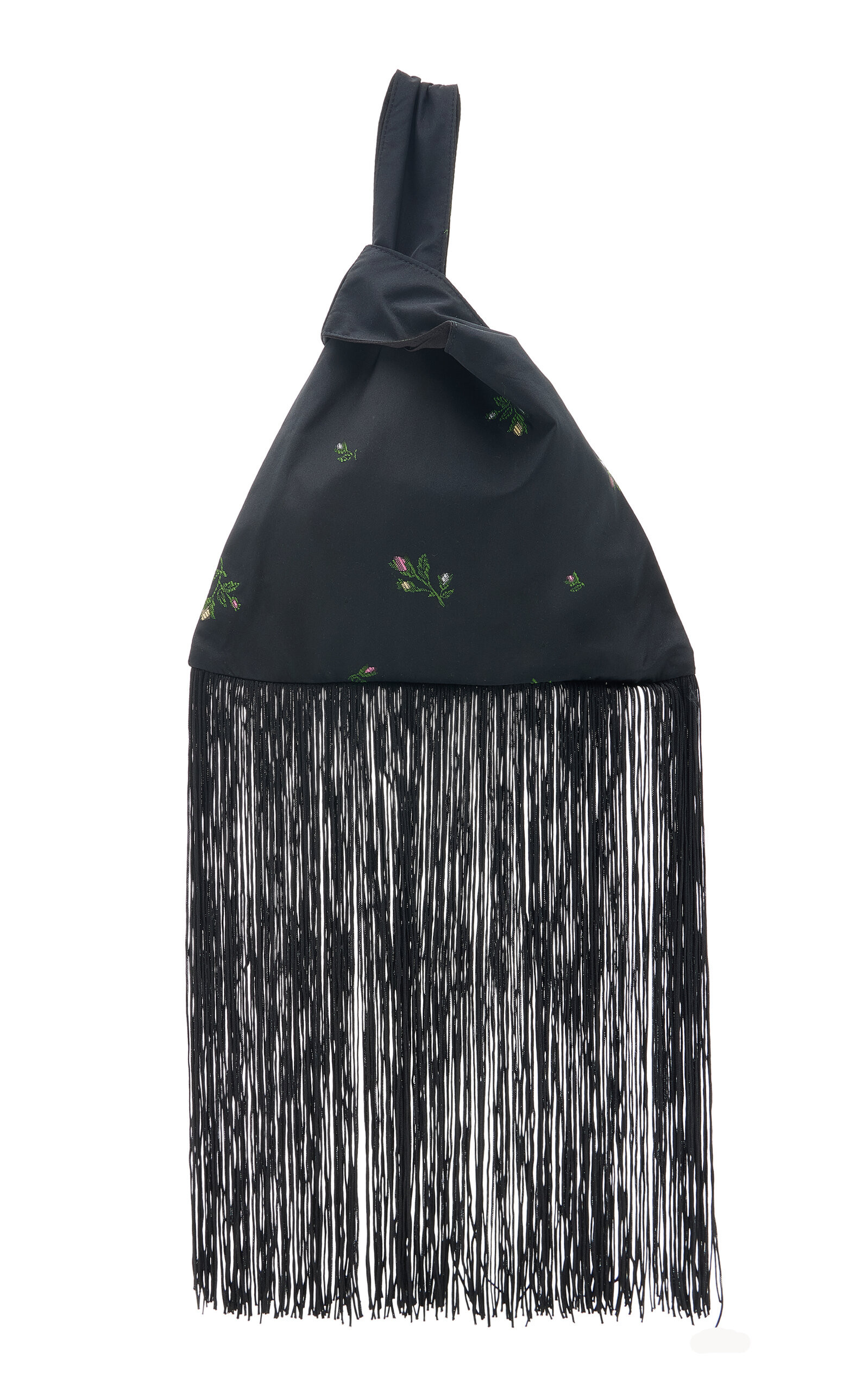 Mélisse The Minuit Knot Bag In Black Taffeta - Moda Operandi | Moda Operandi (Global)