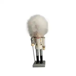 10" Tabletop Fluffy Hat Nutcracker with Scepter by Ashland® | Michaels Stores