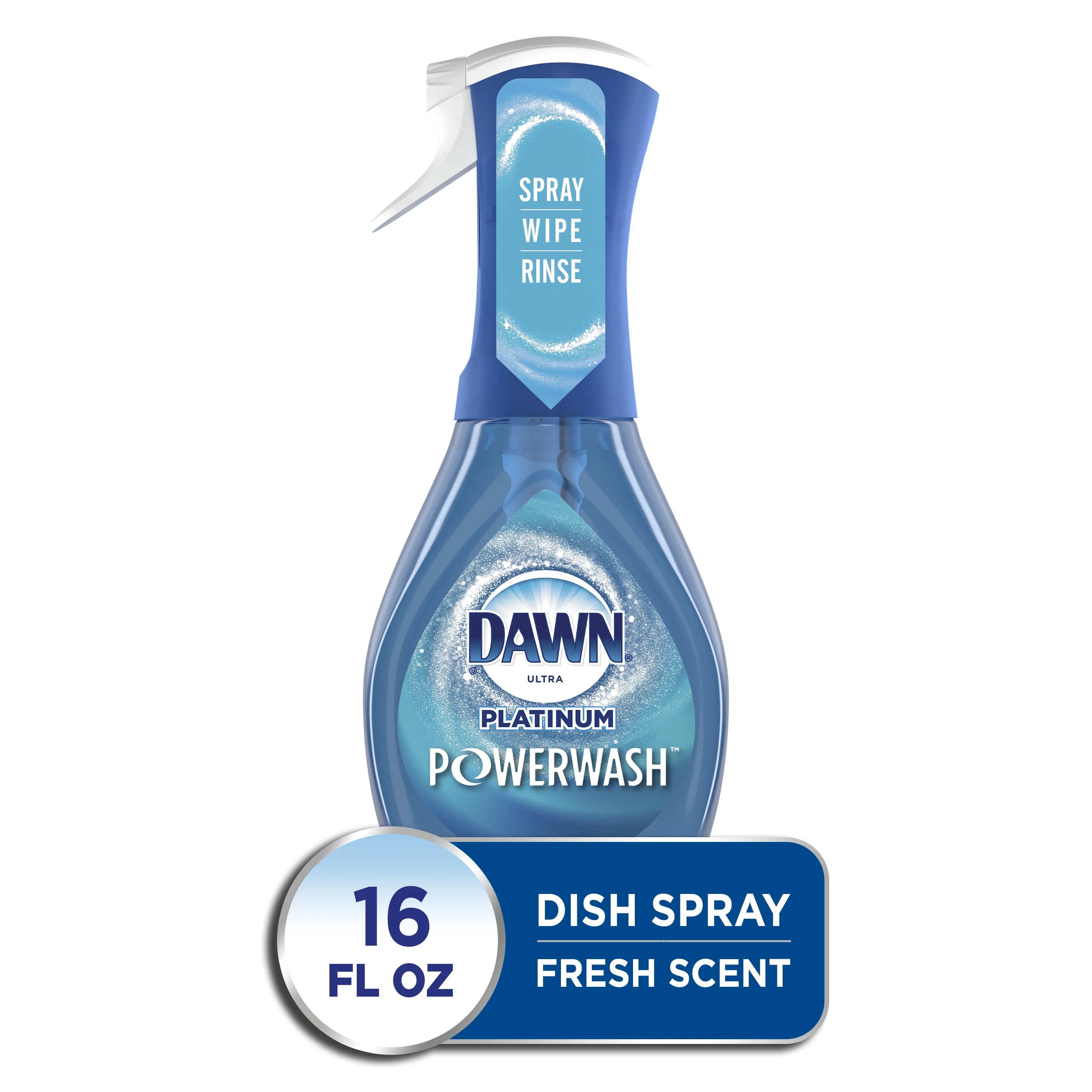 Dawn Platinum Powerwash Dish Spray, Dish Soap, Fresh Scent, 16 Fl Oz | Walmart (US)