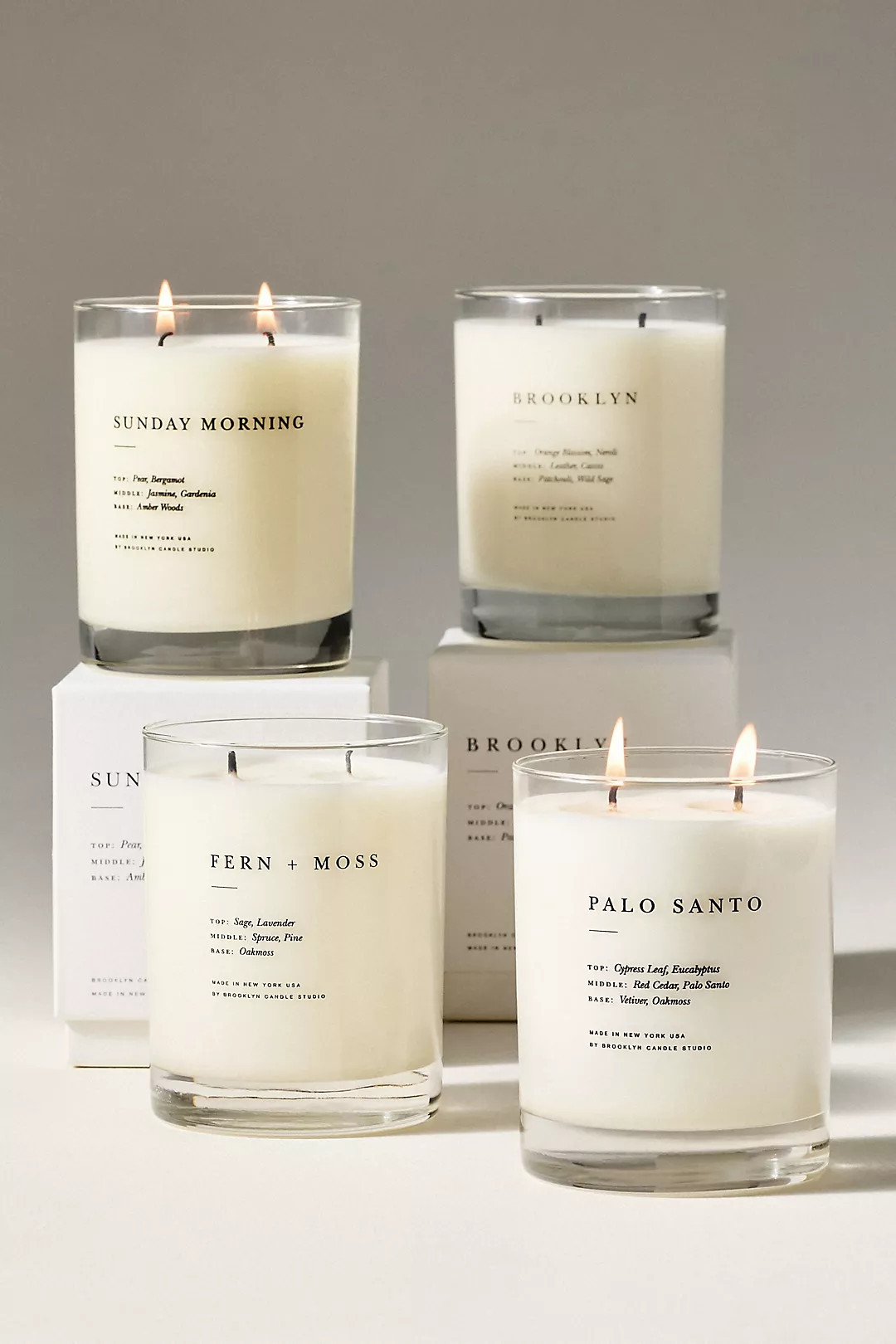 Brooklyn Candle Co. Spiced Brooklyn Glass Candle | Anthropologie (US)