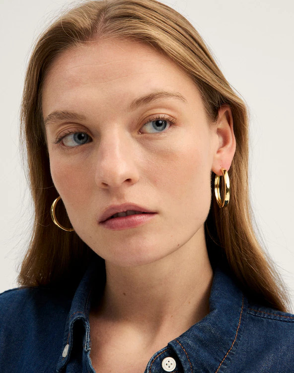 Classic Large Hoop Earrings | Madewell