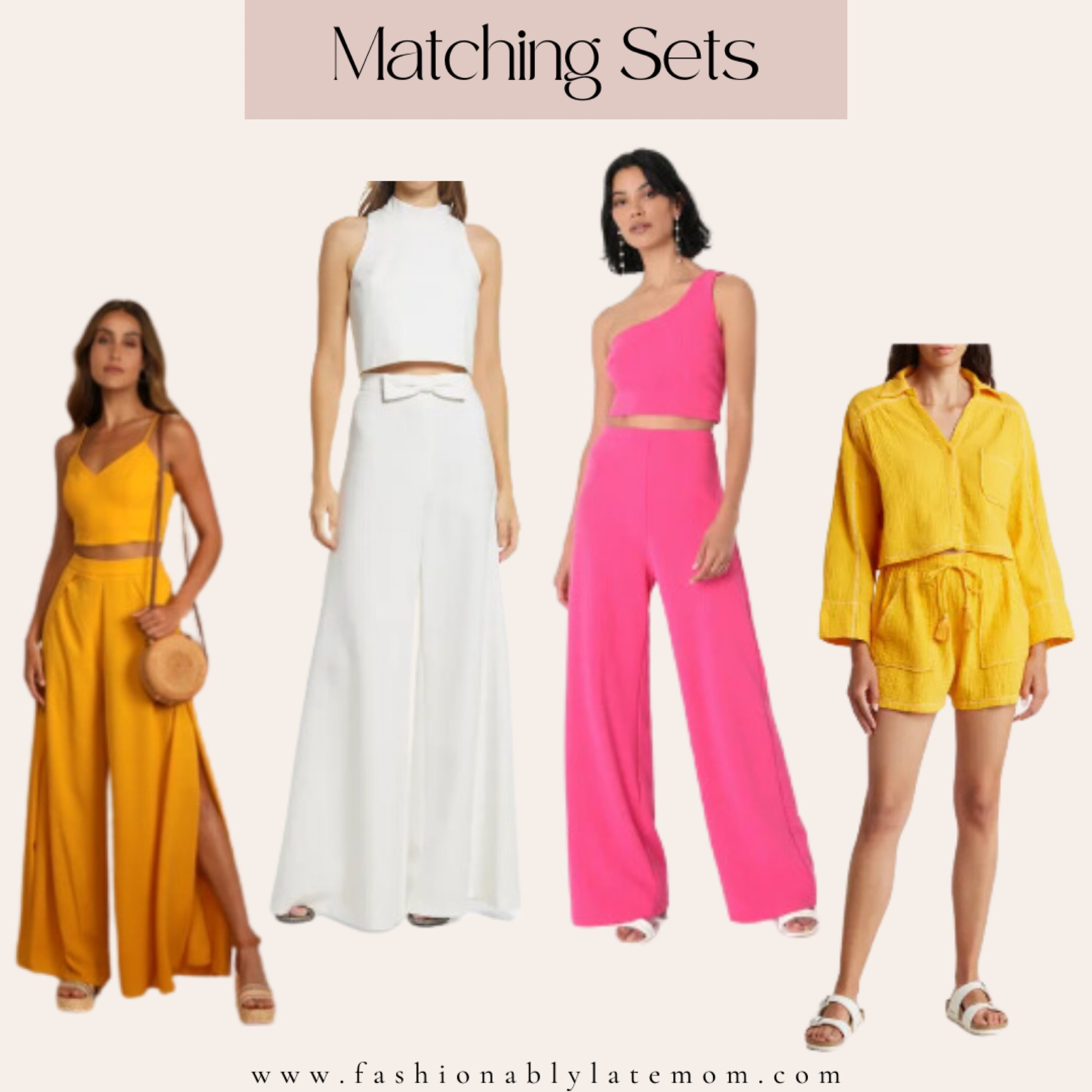 WOMENS Matching Sets

FASHIONABLY LATE MOM 
SETS
MATCHING
TWO PIECE SETS
SPRING FASHION
SPRING SETS
DRESSY SET
CASUAL SETS
MOM FASHION
DATE NIGHT
VACATION
RESORT WEAR

#LTKstyletip #LTKSeasonal #LTKwedding