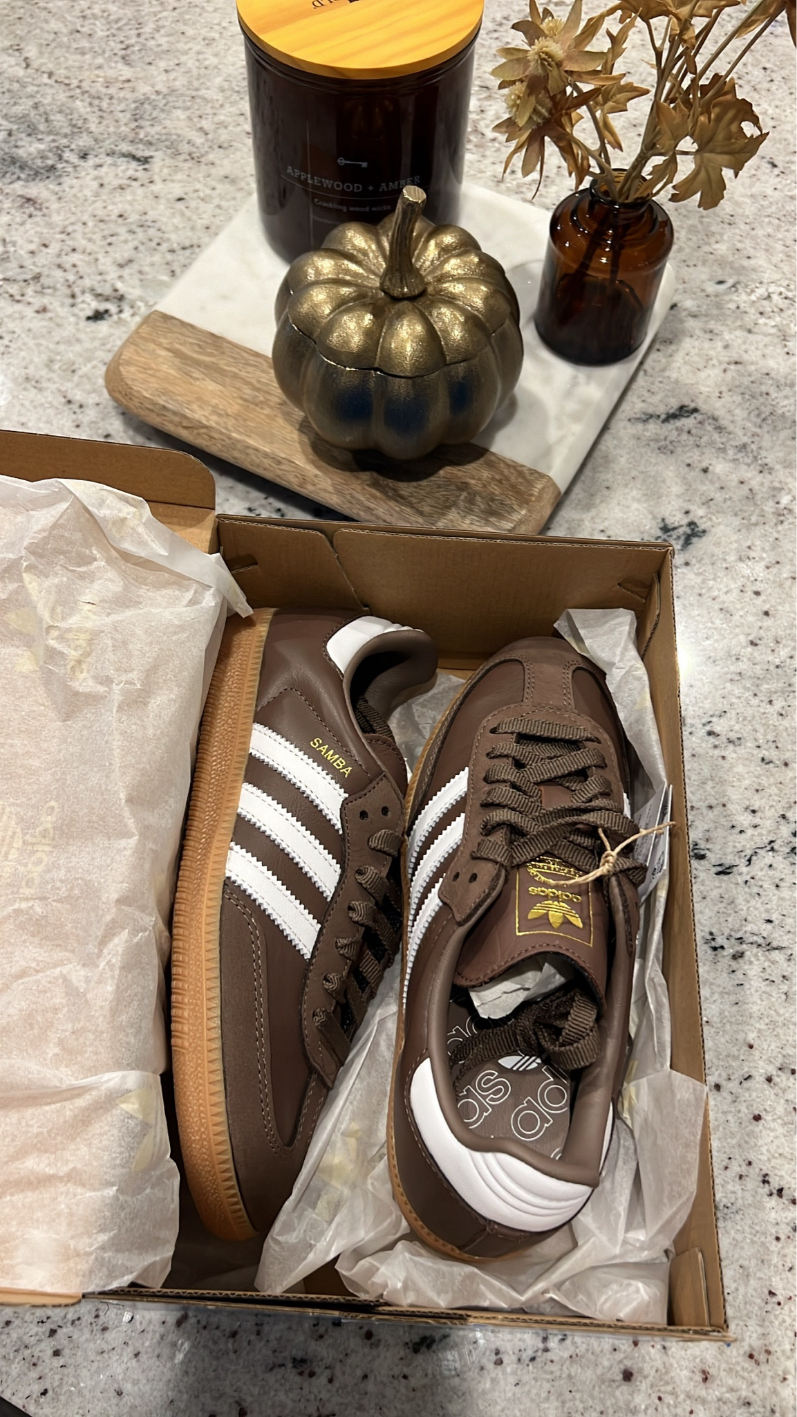 The perfect fall sneakers 🤎 chocolate brown sambas 

#LTKShoeCrush #LTKSeasonal