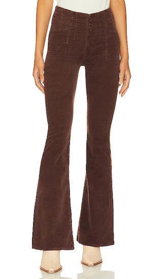 Jayde Cord Flare Pant in French Roast | Revolve Clothing (Global)