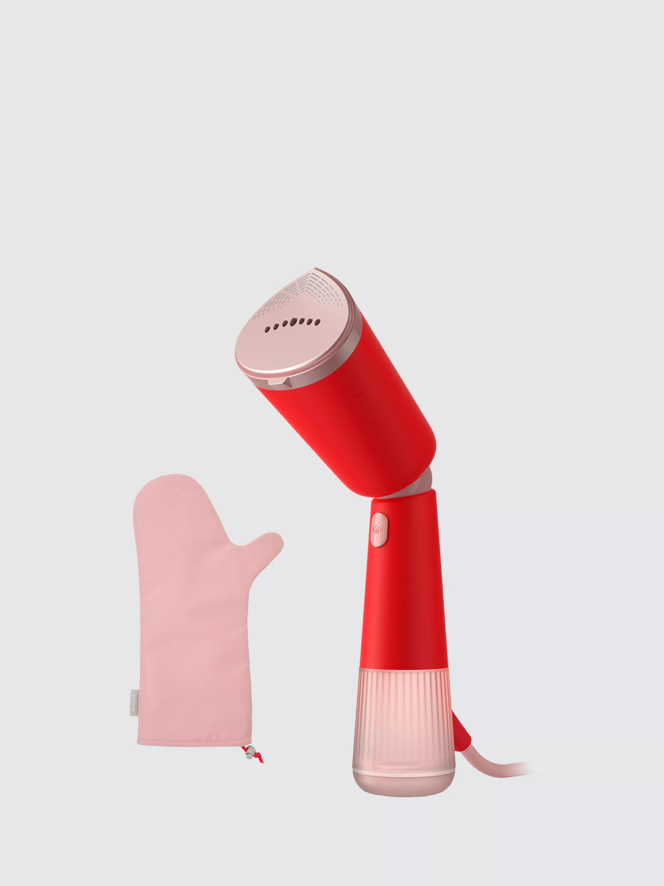 Philips STH5020/40 Hand Clothes Steamer, Red | John Lewis (UK)