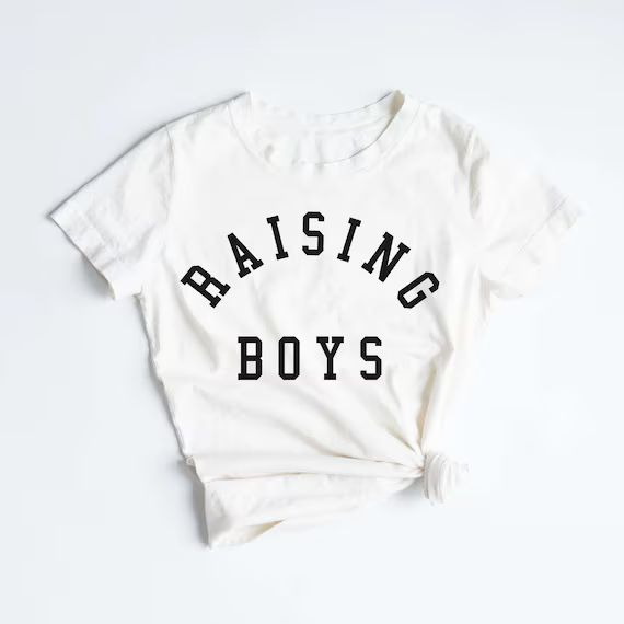RAISING BOYS® Shirt  Raising Boys crewneck Mom of Boys | Etsy | Etsy (US)