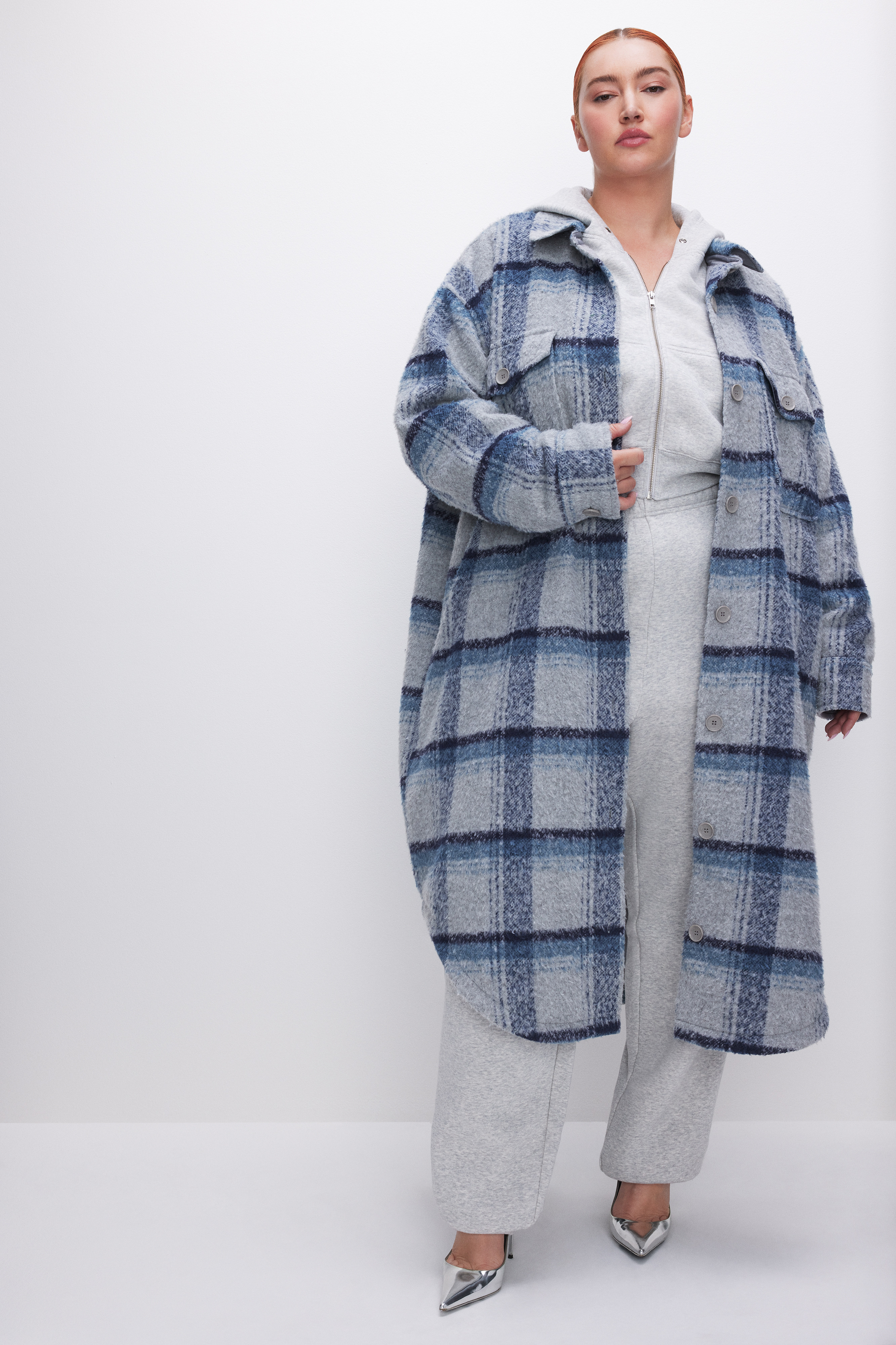 LONG SHERPA SHACKET | Good American