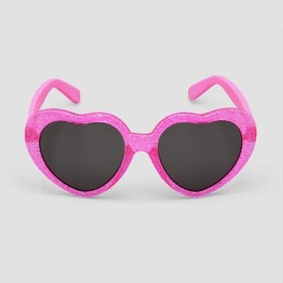 Toddler Girls&#39; Novelty Hearts Sunglasses - Just One You&#174; made by carter&#39;s Pink | Target