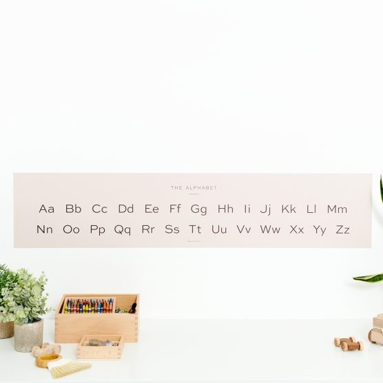 Home Room / 325 The Alphabet Decal without Stickers | The Tot