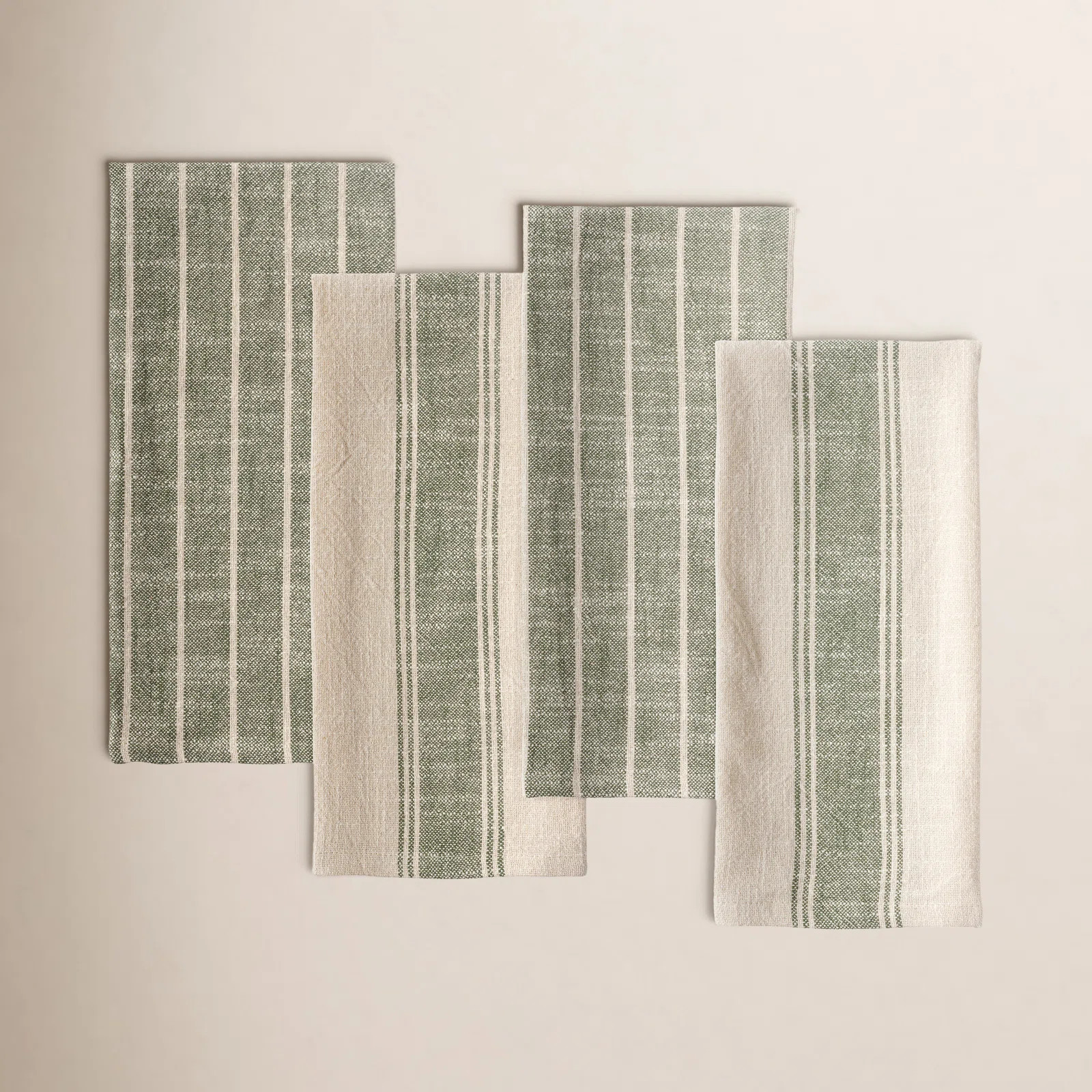 Damali 4 Piece Slubbed Tea Towel Set | Wayfair North America
