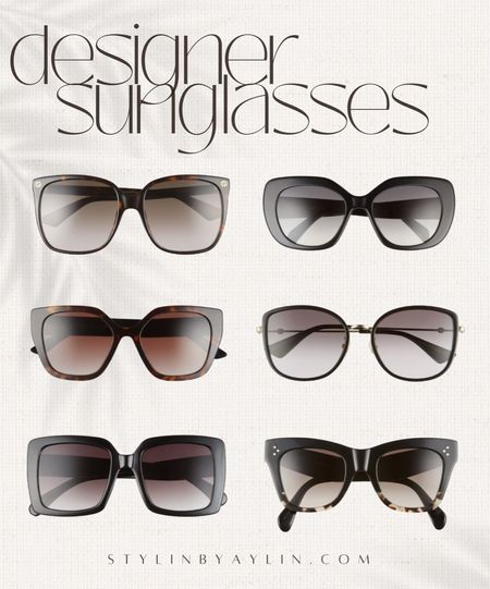 Designer sunglasses, spring accessories, summer style #StylinbyAylin 

#LTKstyletip #LTKtravel #LTKSeasonal