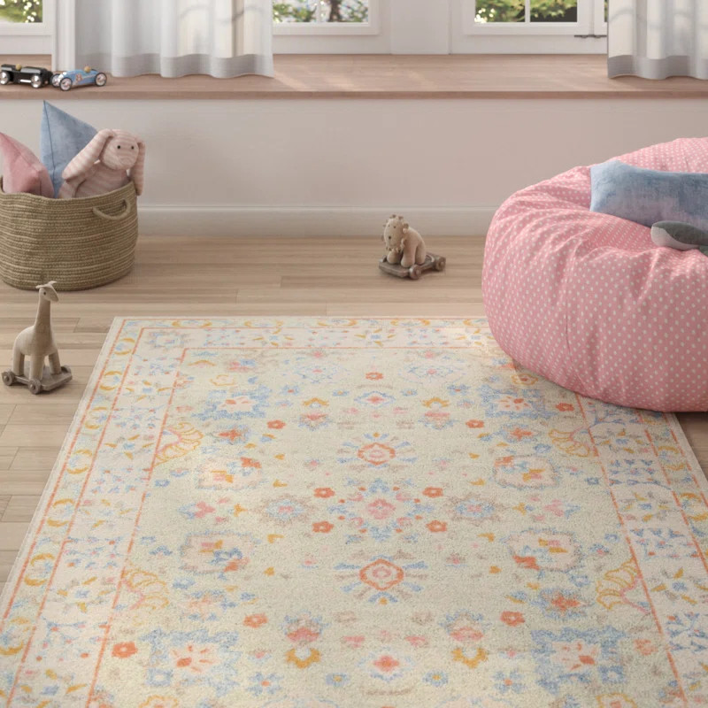 Guerin Power Loom Sage Green Rug | Wayfair North America