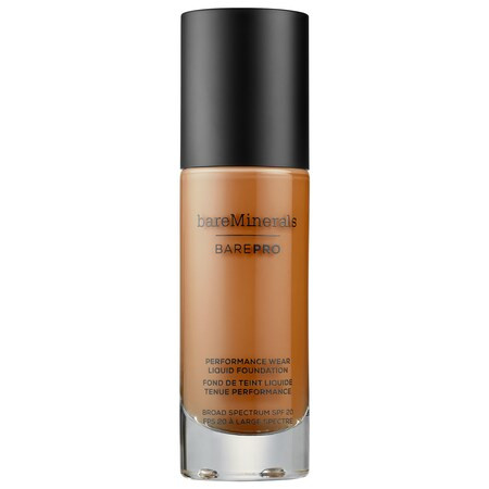 bareMinerals BarePRO™ Performance Wear Liquid Foundation Broad Spectrum SPF 20 Cappuccino 27 1 oz/ 30 mL | Sephora (US)