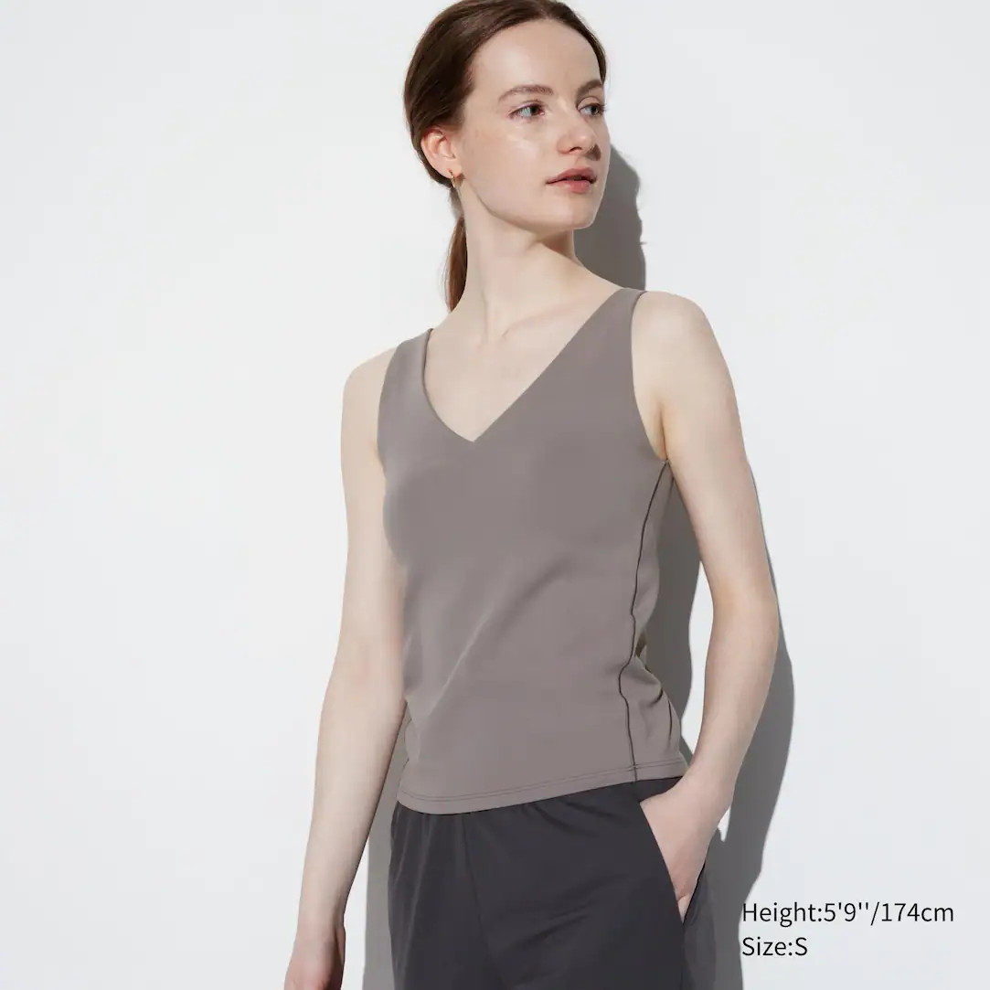 AIRISM ACTIVE SLEEVELESS BRA TOP | UNIQLO (UK)