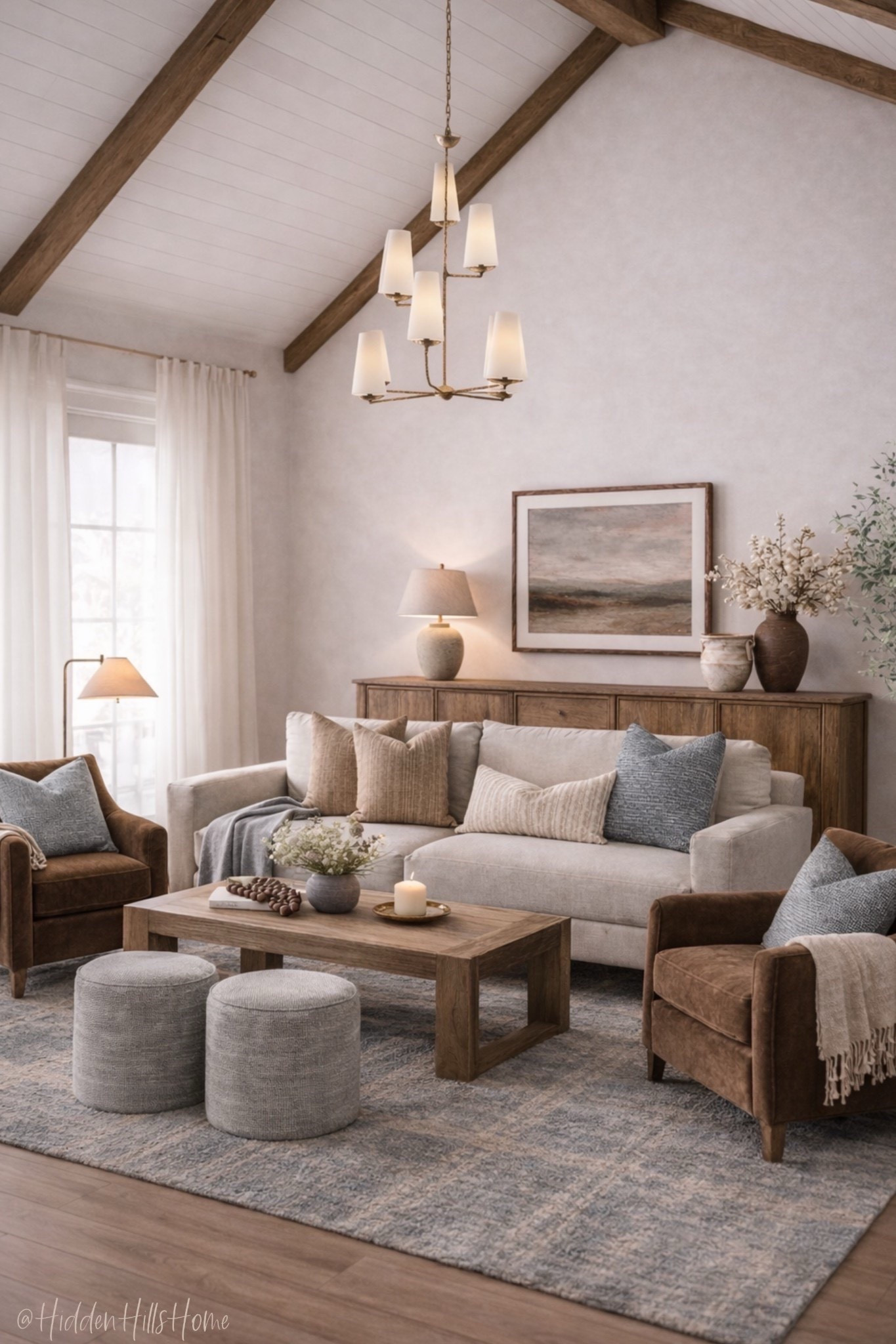 Living room design, Cozy living room decor mood boards, living room design, home decor ideas, living room inspiration, coffee table, accent chair, home decor #coastal

#LTKSeasonal #LTKHome #LTKSaleAlert