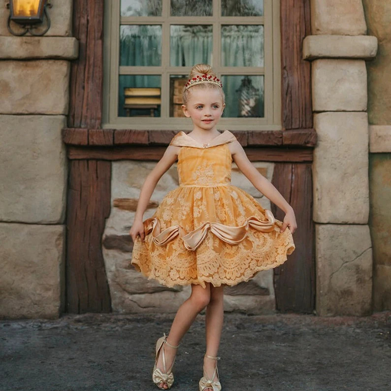 Beauty and the Beast Ballgown,belle,disney Princess,princess Birthday,halloween Costume,princess ... | Etsy (US)