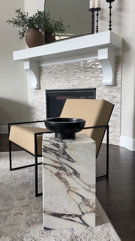 I’m still smitten with this gorgeous marble Plinth by @menuspace #ad. It’s soft minimalism and true timelessness will elevate any space. I have the tall plinth in Calacatta Viola Marble. Living room accessories. Living room decor. Marble table, marble pedestal. 

#LTKstyletip #LTKhome #LTKFind