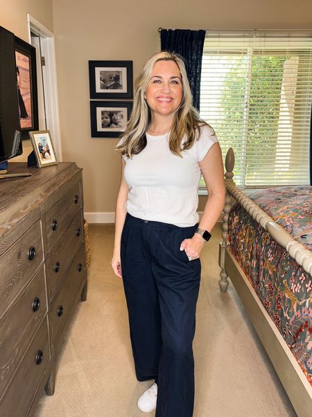 If you want to elevate your cool factor, try wearing a pair of trousers with a tshirt & sneakers. I feel like you instantly get that chic, cool look everyone wants. It’s the perfect look for so many things. These are soft, comfortable & look great. They come in lots of colors & petites as well as regular. Wearing 2p
.
.
2024 spring fashion, spring capsule wardrobe, 2024 clothing trends for women, grown women outfits, spring 2024 fashion, spring outfits 2024 trends, spring outfits 2024 trends women over 40, spring outfits 2024 trends women over 50, white pants, brunch outfit, summer outfits, summer outfit inspo, outfits with white pants,sandals, cute spring dress, cute spring dresses casual knee length, cute spring dresses short, petite fashion, petite pants, petite trousers, petite fashion over 50, effortlessly chic outfits, effortlessly chic outfits spring, spring capsule wardrobe 2024, spring capsule wardrobe 2024 travel





#LTKOver40 #LTKunder50 #LTKbeauty #LTKShoeCrush #LTKtravel #LTKunder100 #LTKSeasonal #LTKTravel #LTKstyletip