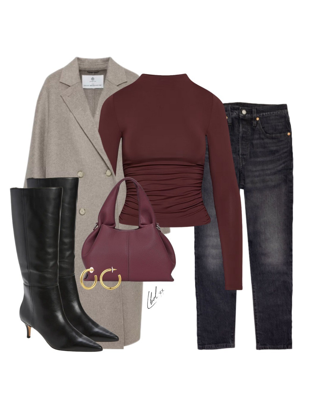 "Fall fashion inspo 🍂 Featuring my wardrobe must-haves: a chic wool coat from Aritzia, classic Levi's slim skinny black denim, and these elegant knee-high leather boots by Sam Edelman. I’ve paired it with a ruched long-sleeve top and gold hoops for a polished look. Bonus? This gorgeous bag and accessories are from Amazon Canada! ✨Perfect for brunch, errands, or a cozy date night. Shop the look now! 💼👢#ltkfall #ltkfashion #canadianstyle #aritziafinds #levisjeans #samedelmanboots #amazonfinds #falloutfitideas #fallstyleinspo #chicandclassic

#LTKwinter #LTKcanada #LTKgiftguide