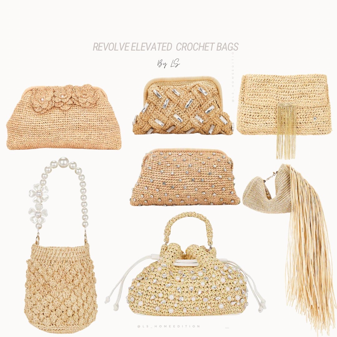 Revolve Elevated Crochet Bags 
#Revolvefashion #bags #crochetbags #vacationbags #summerbags #spring #summer #tropicslvacation #Revove

#LTKItBag