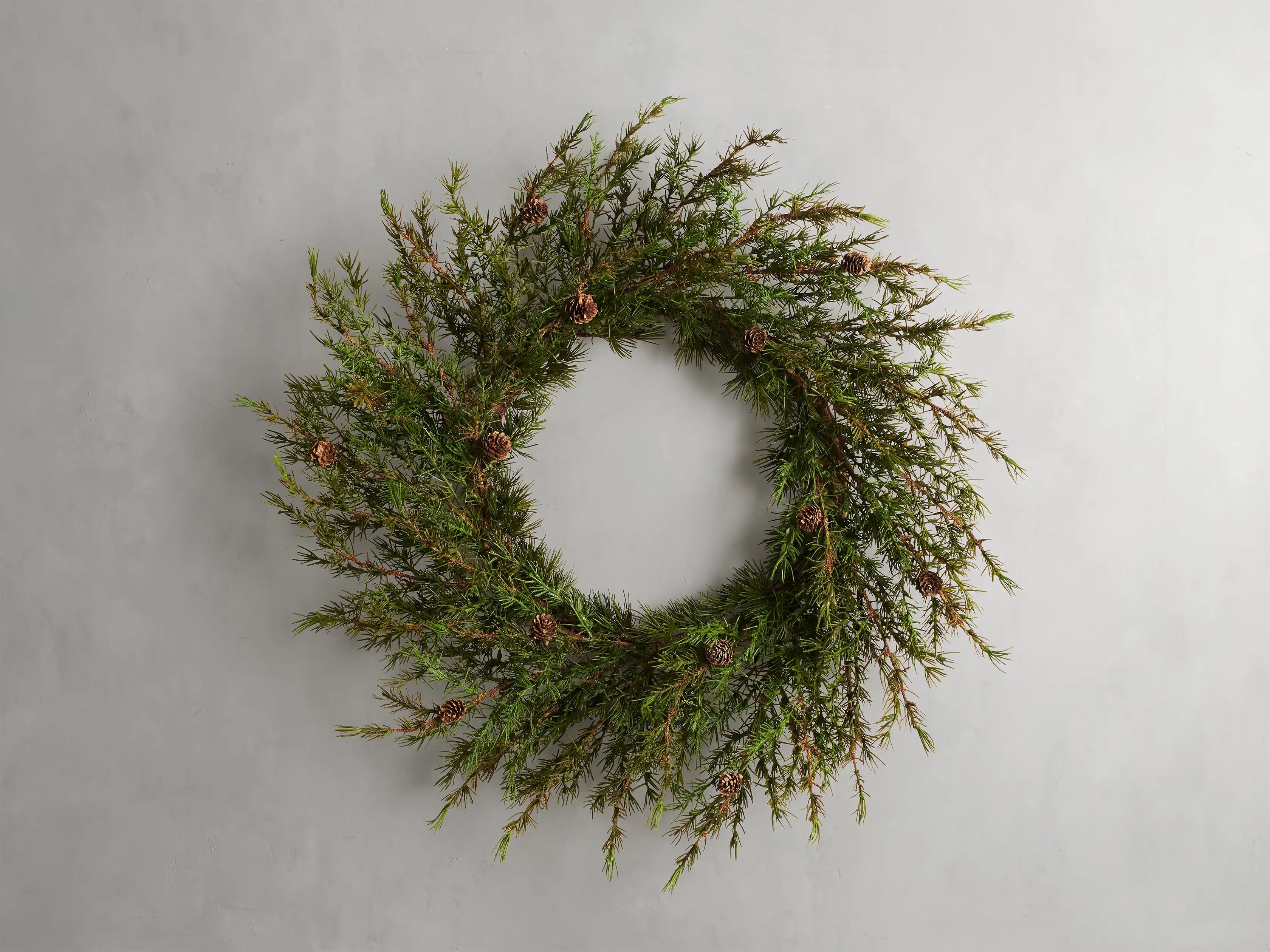 Faux Pine Wreath | Arhaus