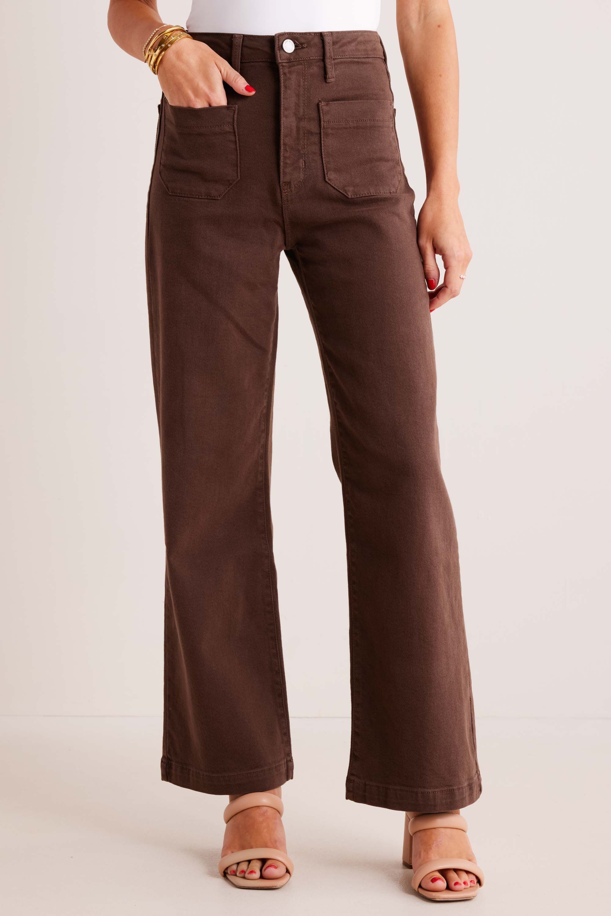 Kimberly Jeans- Chocolate | Avara