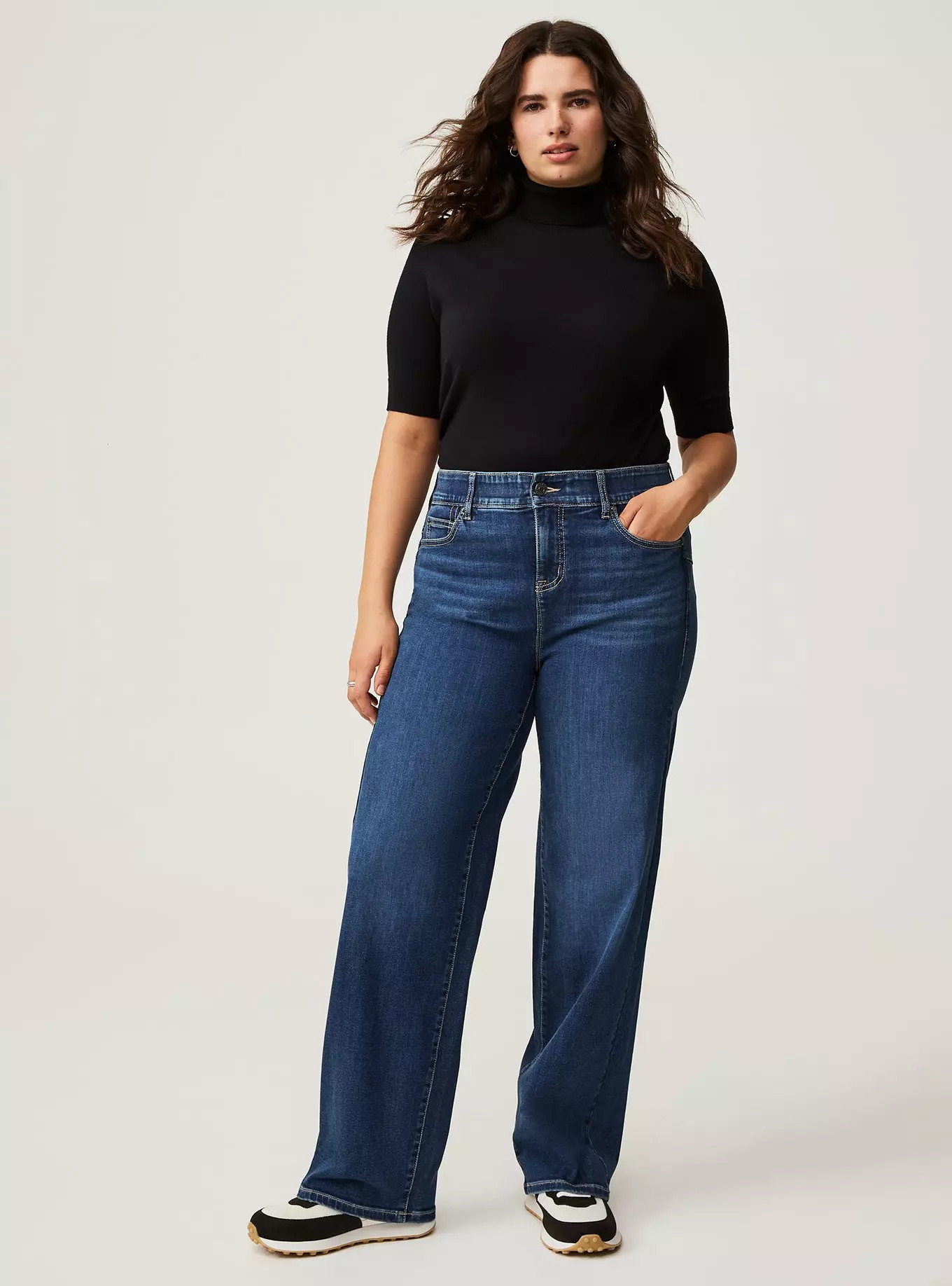 Bombshell Wide Leg High-Rise Jean | Torrid (US & Canada)