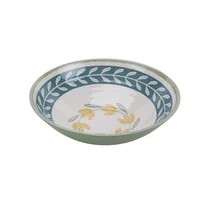 Better Homes & Gardens Bamboo Melamine Floral Serve Bowl, 13 Inch Diameter | Walmart (US)