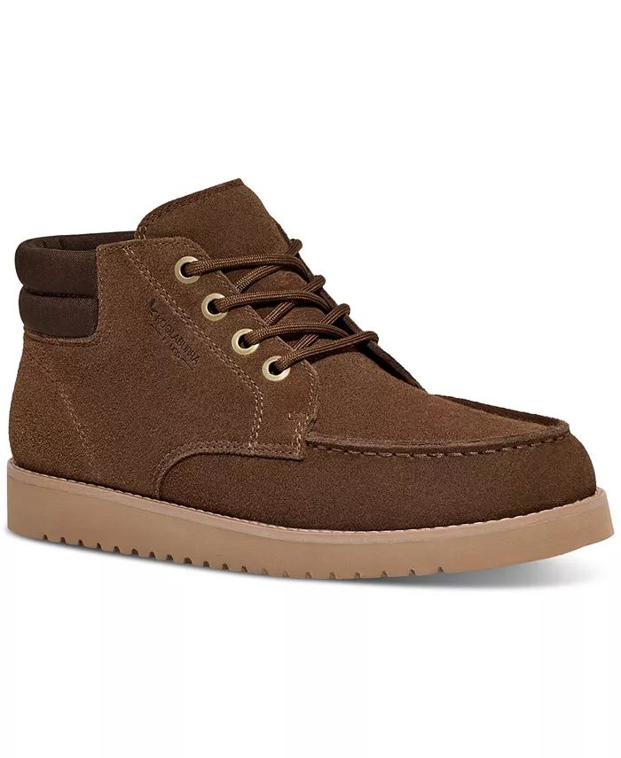 Men's Braan Lace-Up Chukka Boots with Faux-Fur Sockliner | Macy's