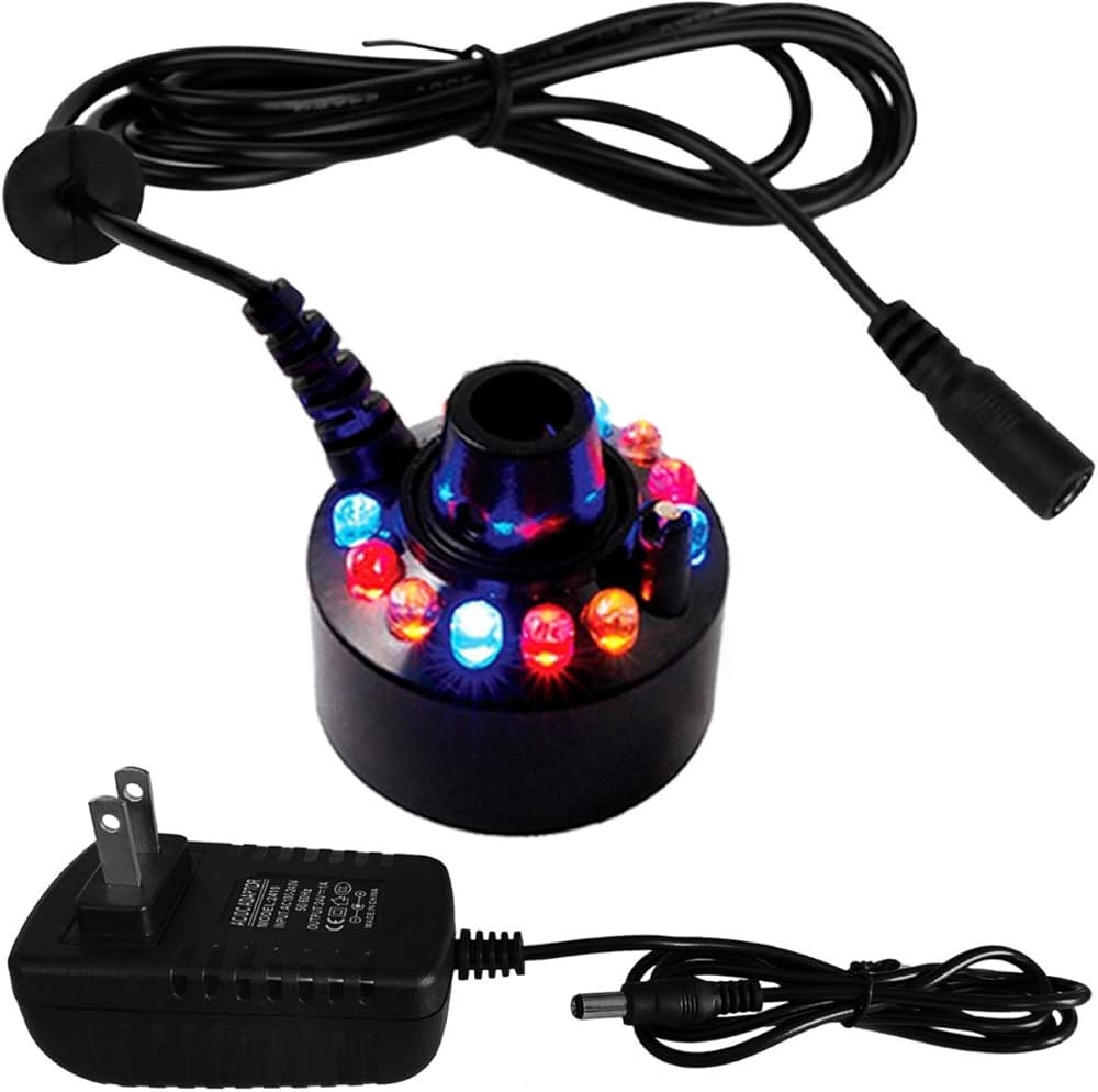 PULACO Mist Maker, Indoor Fountain Mister Foggers, Small Pond Fog Machine Atomizer Air Humidifier... | Amazon (US)