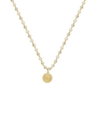 ETTIKA Crystal Chain Coin Necklace & Reviews - Necklaces - Jewelry & Watches - Macy's | Macys (US)