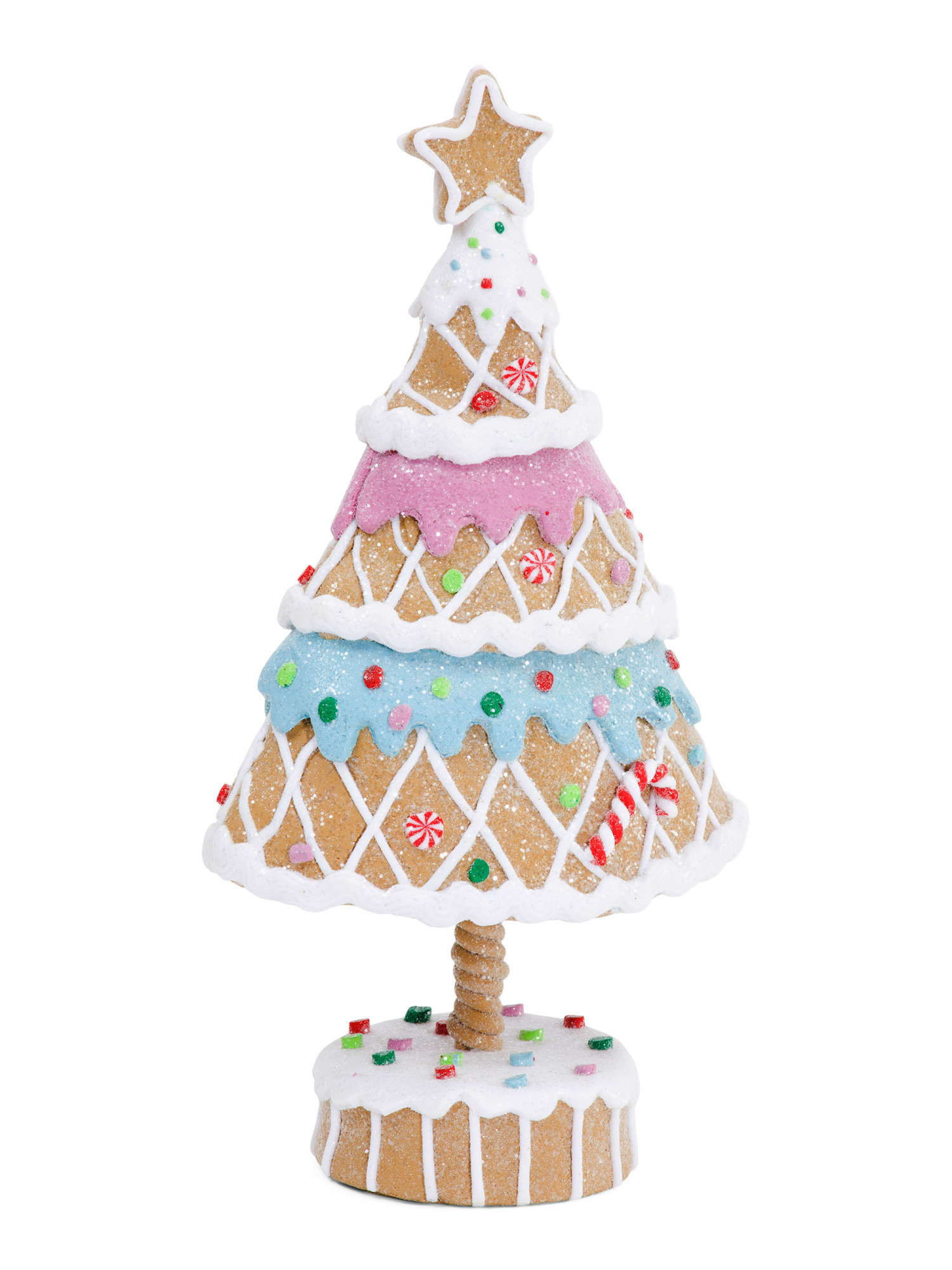 14in Gingerbread Cake Tree With Base | TJ Maxx