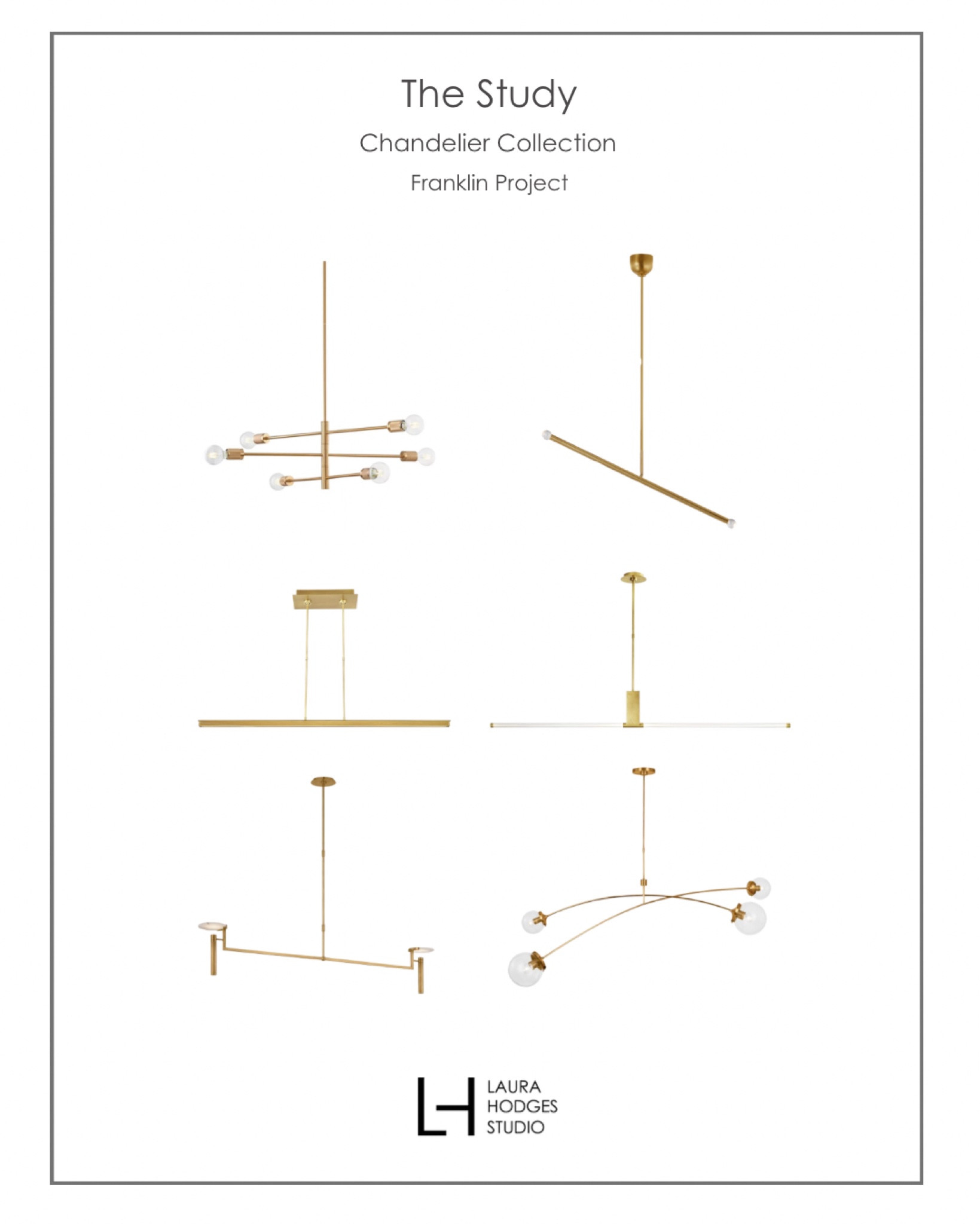 Beautiful brass linear chandelier options for everyone!