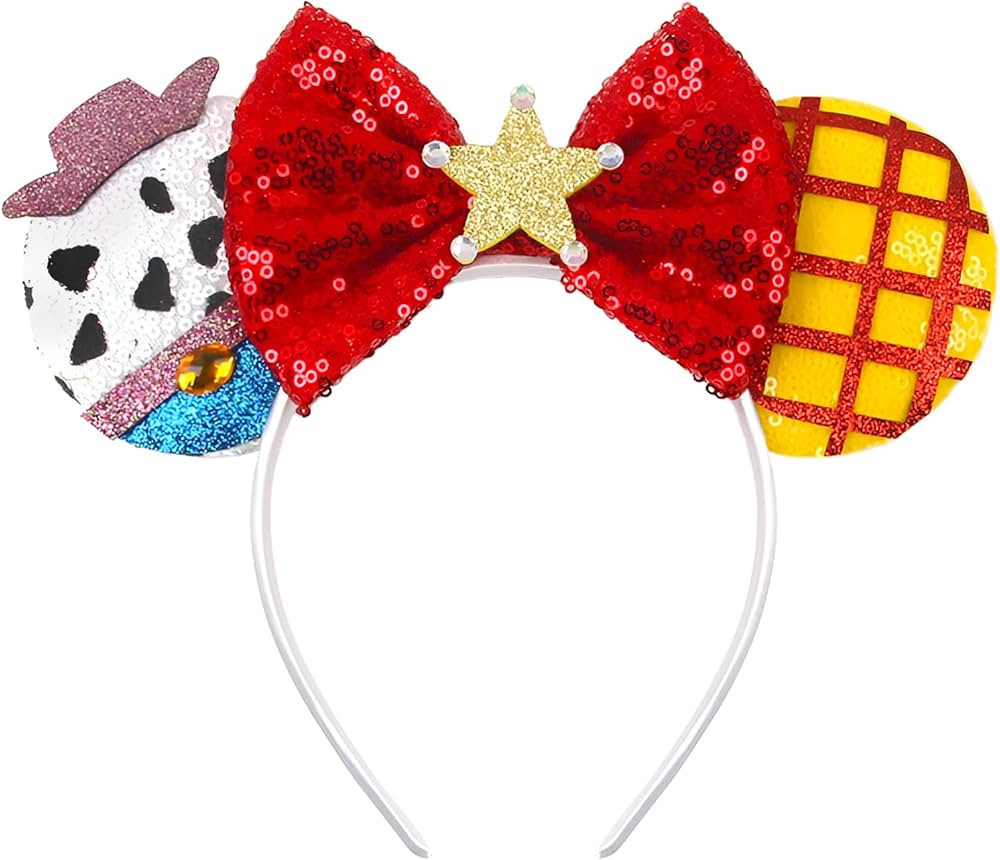 MADO cow boy woody mouse ears headband for kids boys women,cowboy mini ears headbands for women k... | Amazon (US)