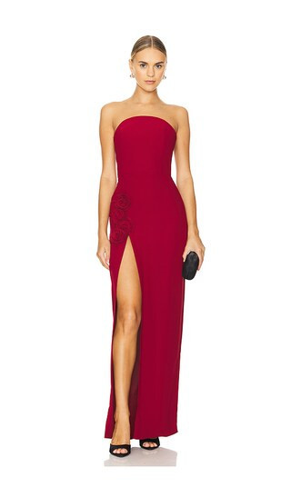 Amanda Uprichard x REVOLVE Wolfe Gown in Red. - size XS | Revolve Clothing (Global)