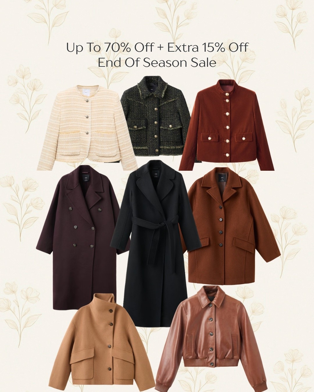 Mango End of Season Sale-Up to 70% Off + Extra 15% Off use code: MNG15🤍

#LTKSaleAlert #LTKTravel #LTKWorkwear