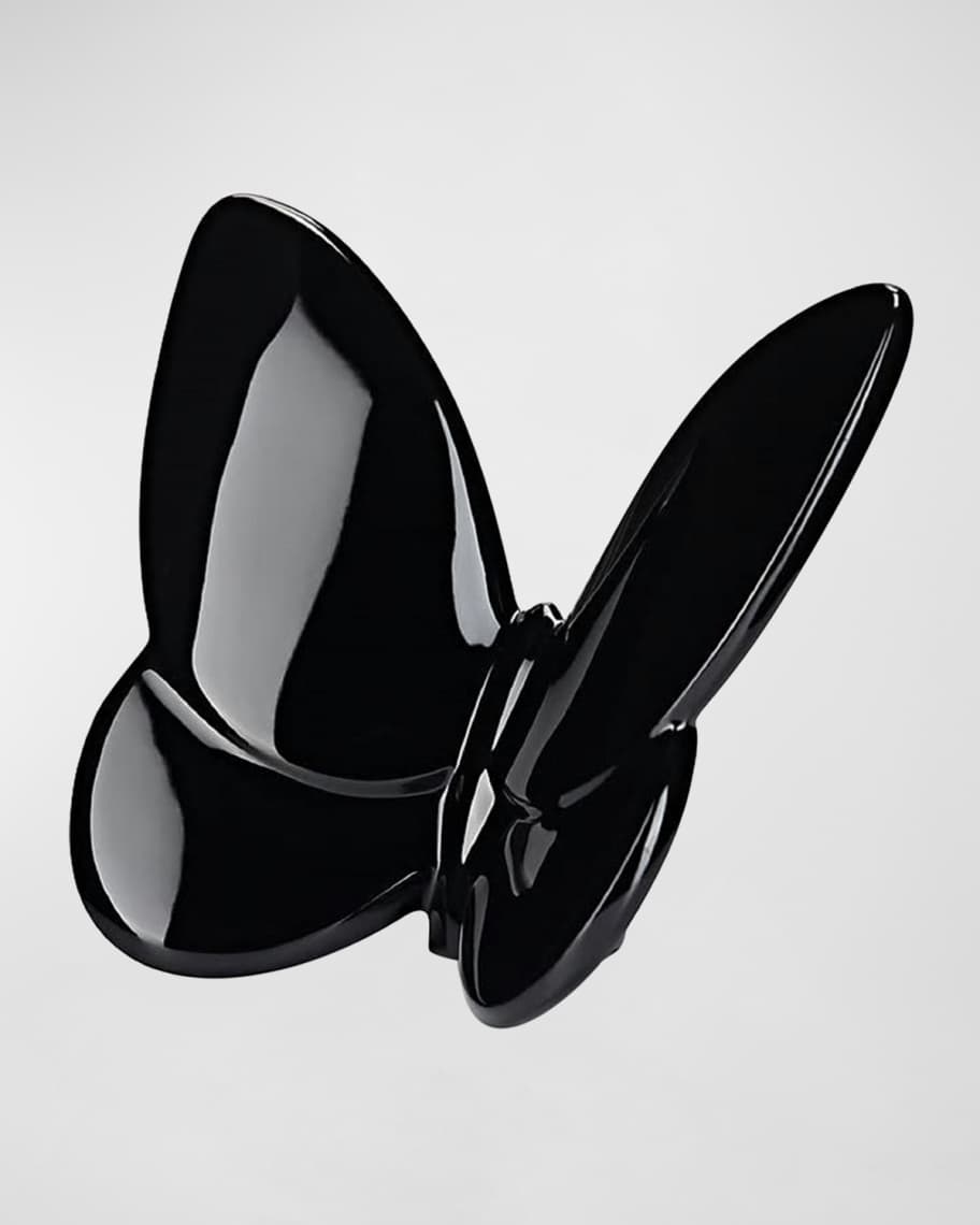 Baccarat 2.6" Lucky Crystal Black Butterfly | Neiman Marcus