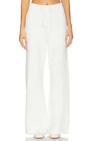 SNDYS Maja Knit Pant in White from Revolve.com | Revolve Clothing (Global)