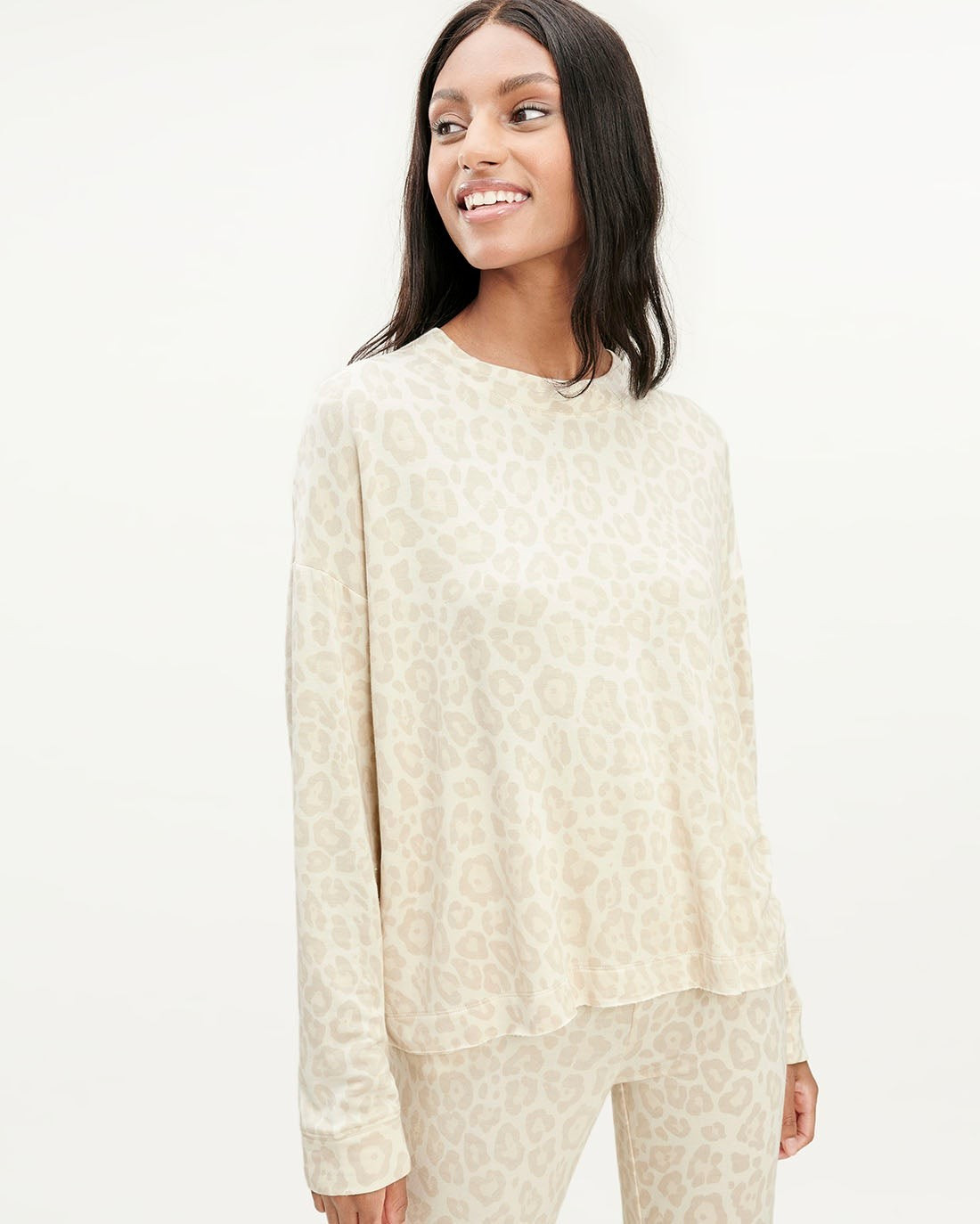 Supersoft Canyon Leopard Long Sleeve | Splendid