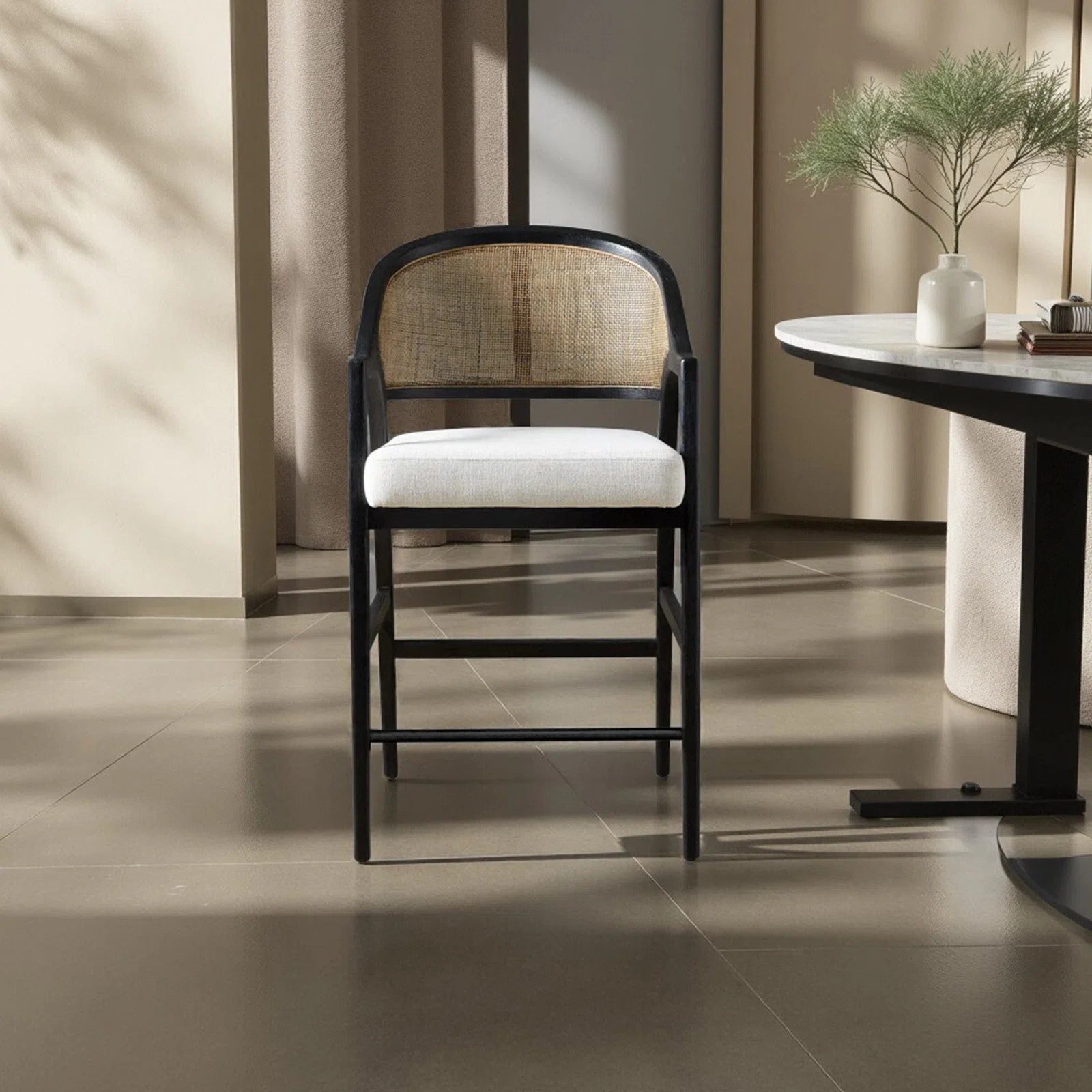 LC Direct Foam Padding Wing Back Accent Bar Stools (Set of 2) | Wayfair North America