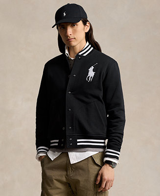 Men's Big Pony Fleece Baseball Jacket | Macy's