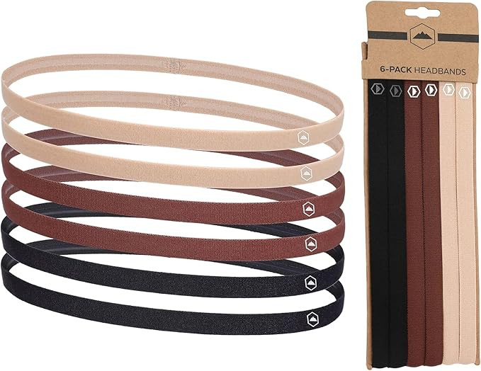 Thin Elastic Headbands for Women - Athletic Headbands - Sports Headbands Men - Soccer Headband - ... | Amazon (US)