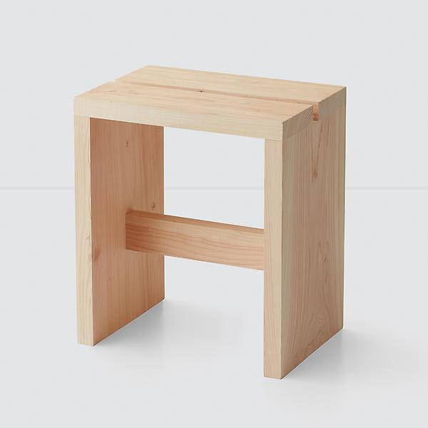 The Citizenry Hinoki Wood Bath Stool | The Container Store