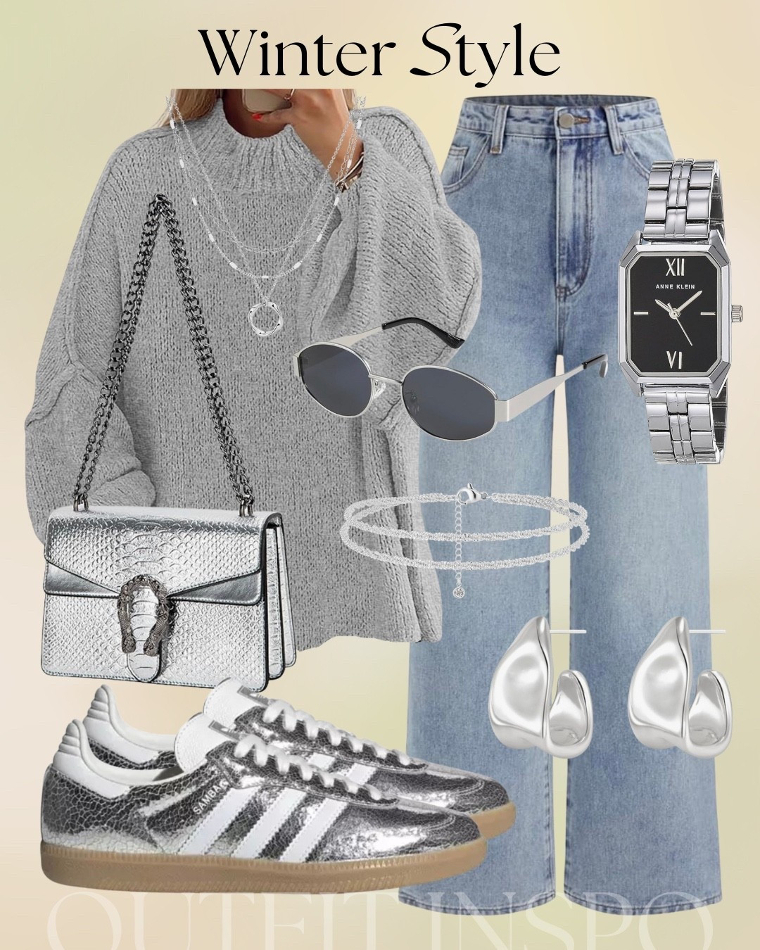 Silver & grey outfit inspo 🤍

#LTKFindsUnder50 #LTKootd #LTKgrwm
