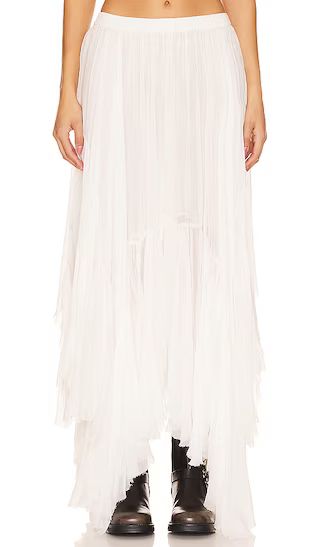 Clover Skirt in White | Revolve Clothing (Global)