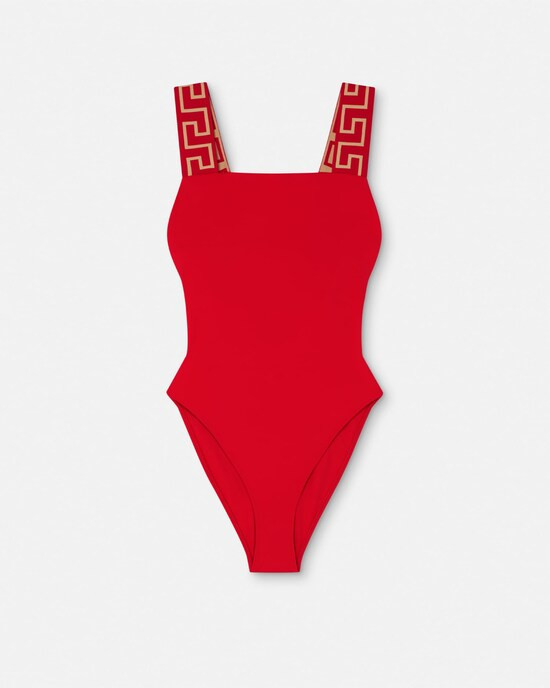 ECONYL® One-Piece Swimsuit | Versace (US)