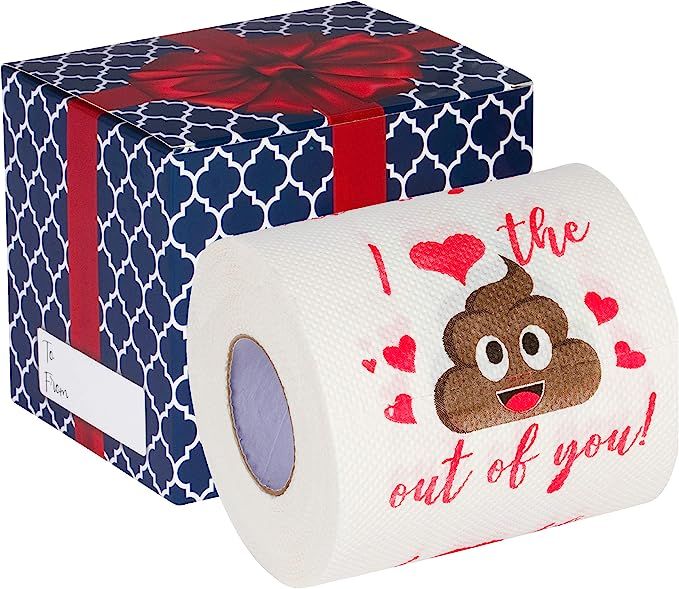 Funny Valentines Gifts for Husband - Valentines Toilet Paper | I Love You Toilet Paper Gift for A... | Amazon (US)