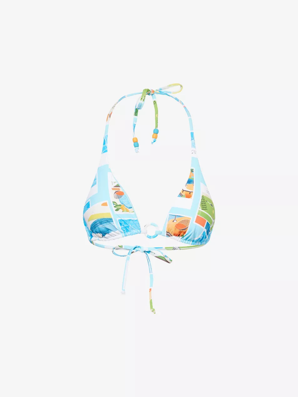 Sunset Triangle Bikini Top | Selfridges