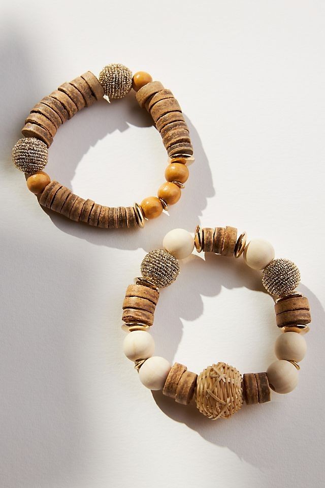 Beach Goddess Stretch Bracelet Set | Anthropologie (US)