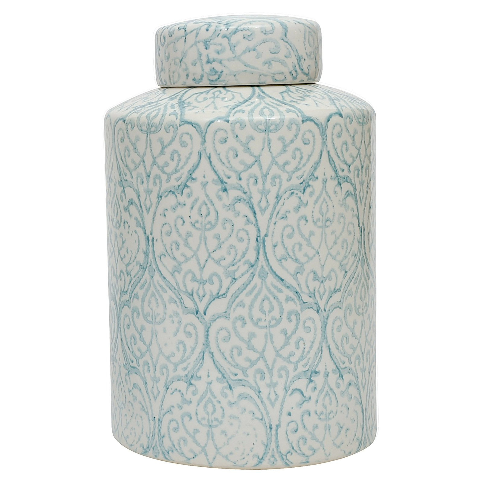 3R Studios Blue and White Decorative Ginger Jar | Walmart (US)